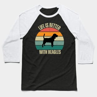 Life is Better with Beagles - A Joyful Companion for Every Dog Lover Baseball T-Shirt